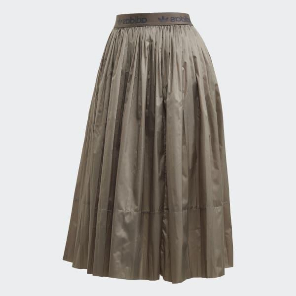 Adidas Pleated Midi Skirt - Clay